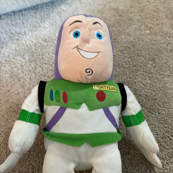 Disney Toy Story Buzz Lightyear Stuffed Plush Plushie Astronaut - Picture 9 of 11